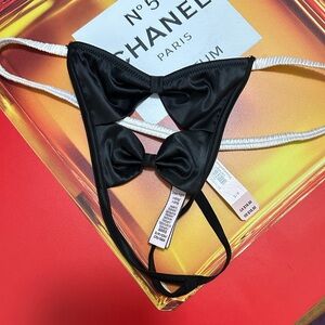 Victoria's Secret Black Bow Panties